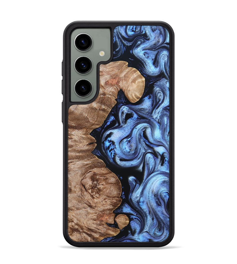 Galaxy S24 Plus Wood Phone Case - Helen (Blue, 819264)