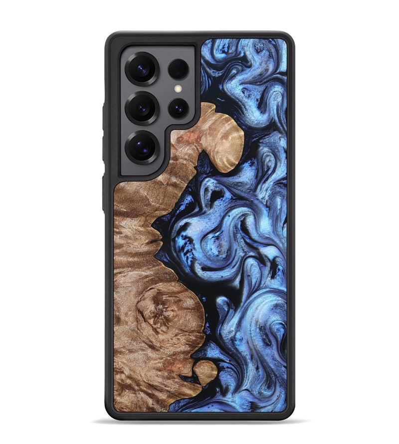 Galaxy S25 Ultra Wood Phone Case - Helen (Blue, 819264)
