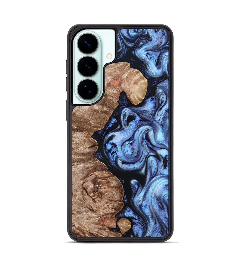 Galaxy S26 Plus Wood Phone Case - Helen (Blue, 819264)