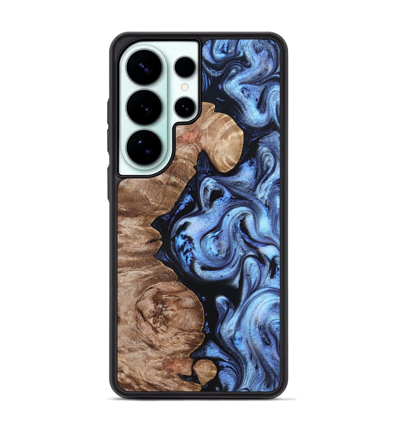 Galaxy S26 Ultra Wood Phone Case - Helen (Blue, 819264)