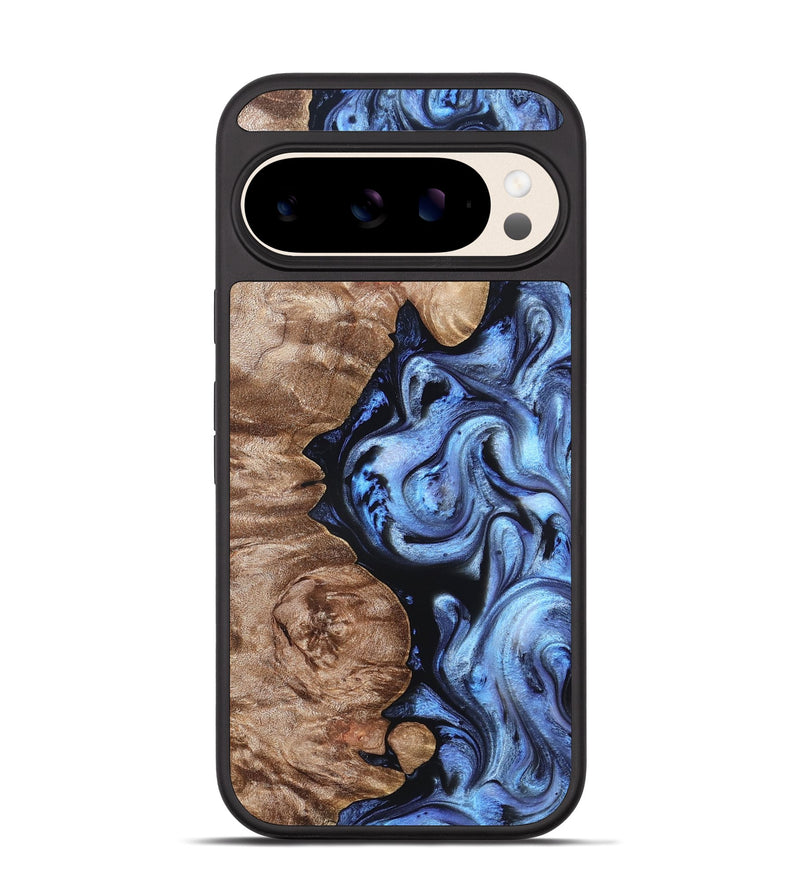 Pixel 10 Wood Phone Case - Helen (Blue, 819264)