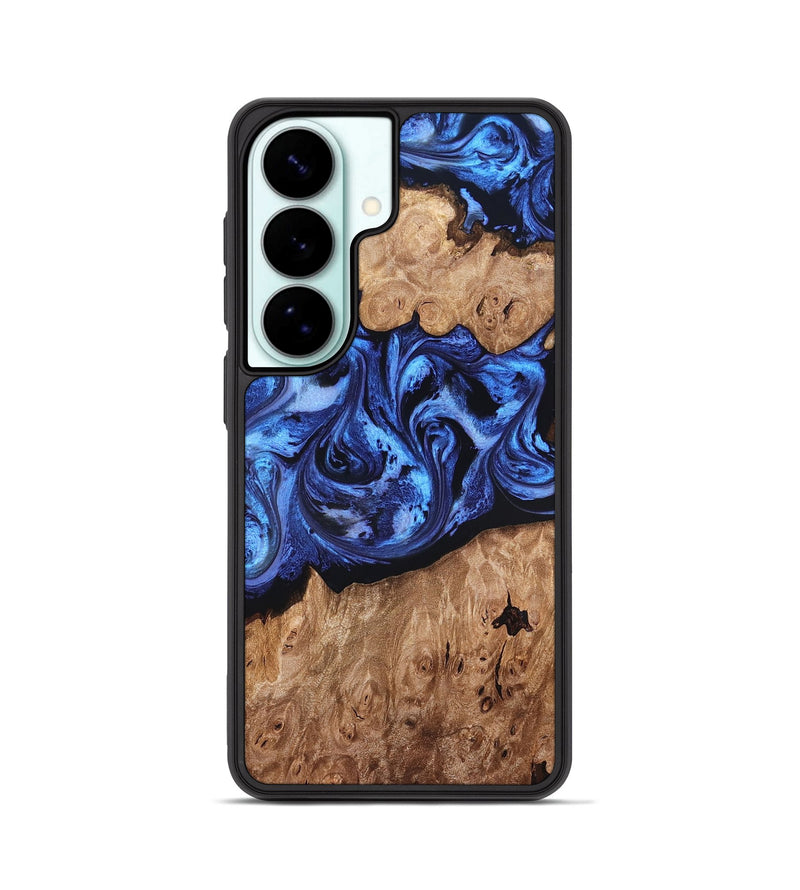 Galaxy S26 Wood Phone Case - Ina (Blue, 819265)
