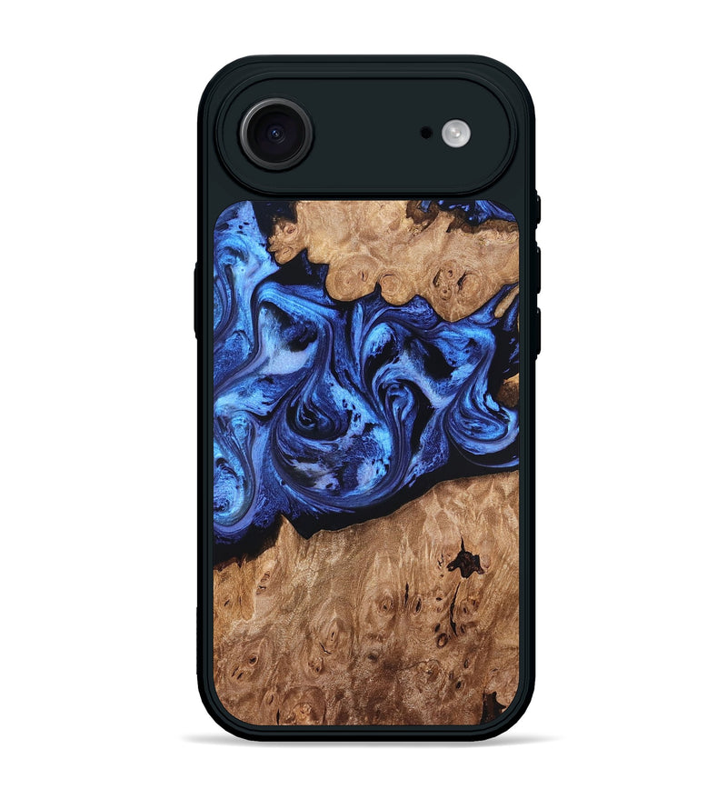 iPhone 17 Air Wood Phone Case - Ina (Blue, 819265)
