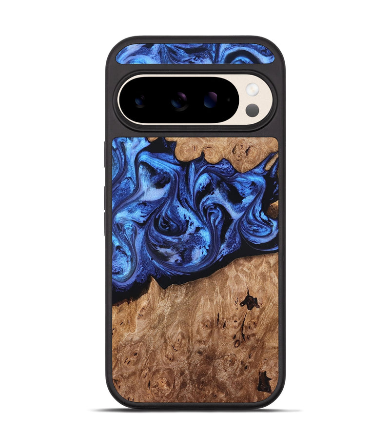 Pixel 10 Wood Phone Case - Ina (Blue, 819265)