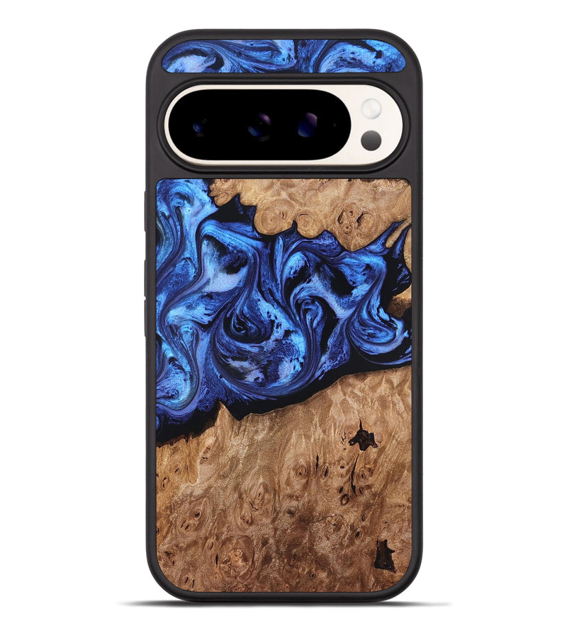 Pixel 9 Pro XL Wood Phone Case - Ina (Blue, 819265)