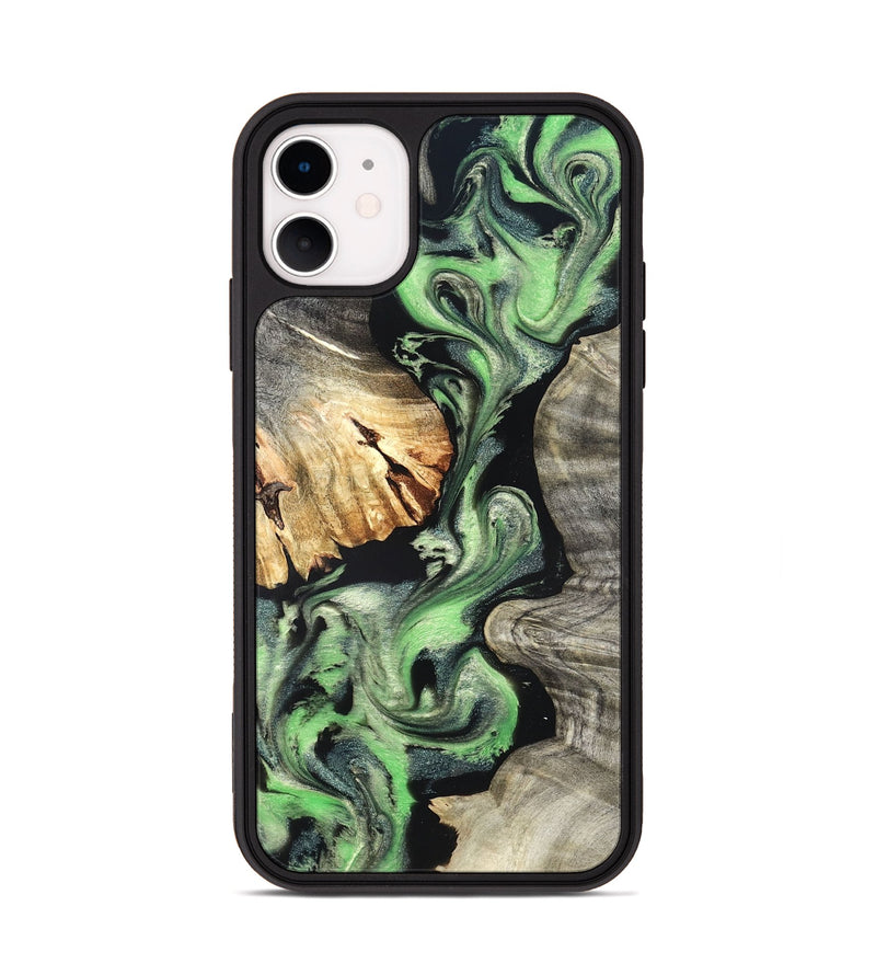 iPhone 11 Wood Phone Case - Anakin (Green, 819266)