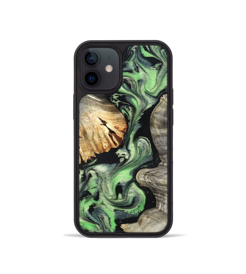 iPhone 12 mini Wood Phone Case - Anakin (Green, 819266)