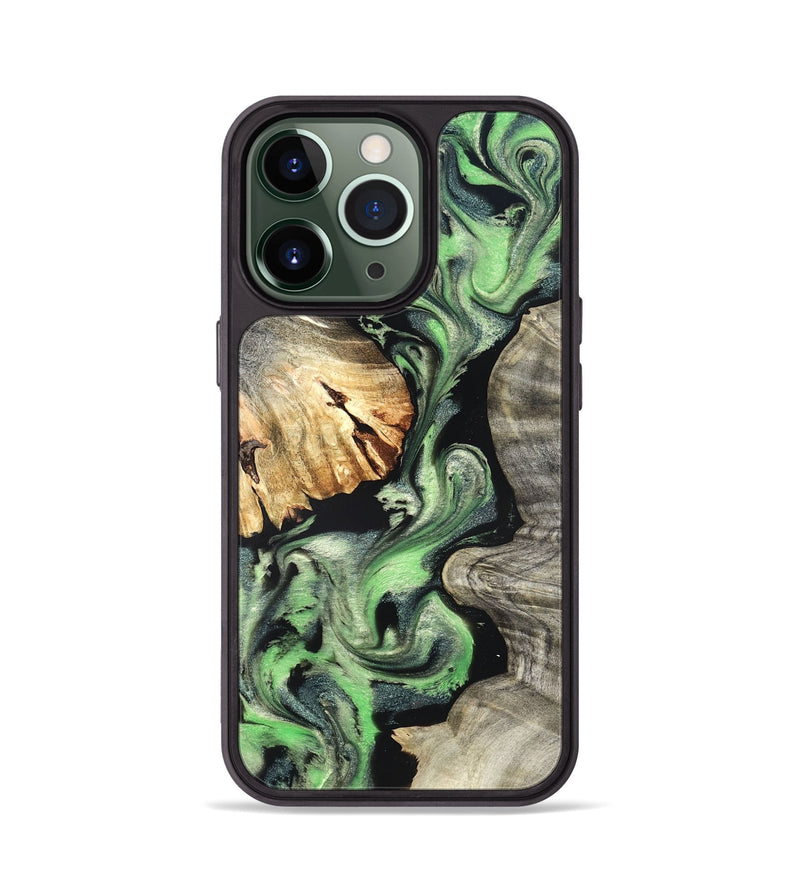 iPhone 13 Pro Wood Phone Case - Anakin (Green, 819266)