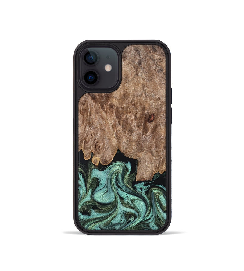 iPhone 12 mini Wood Phone Case - Murray (Green, 819267)
