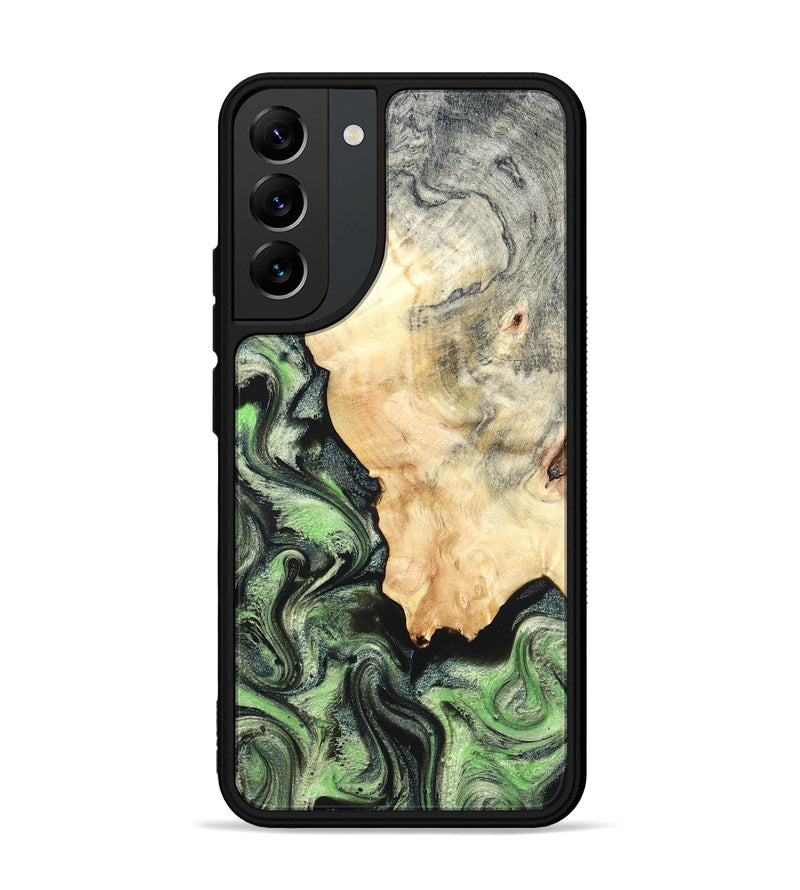 Galaxy S22 Plus Wood Phone Case - Esther (Green, 819268)