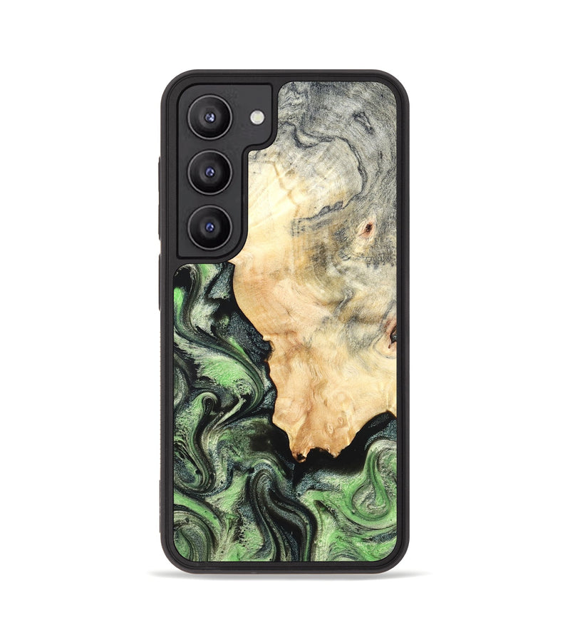 Galaxy S23 Wood Phone Case - Esther (Green, 819268)