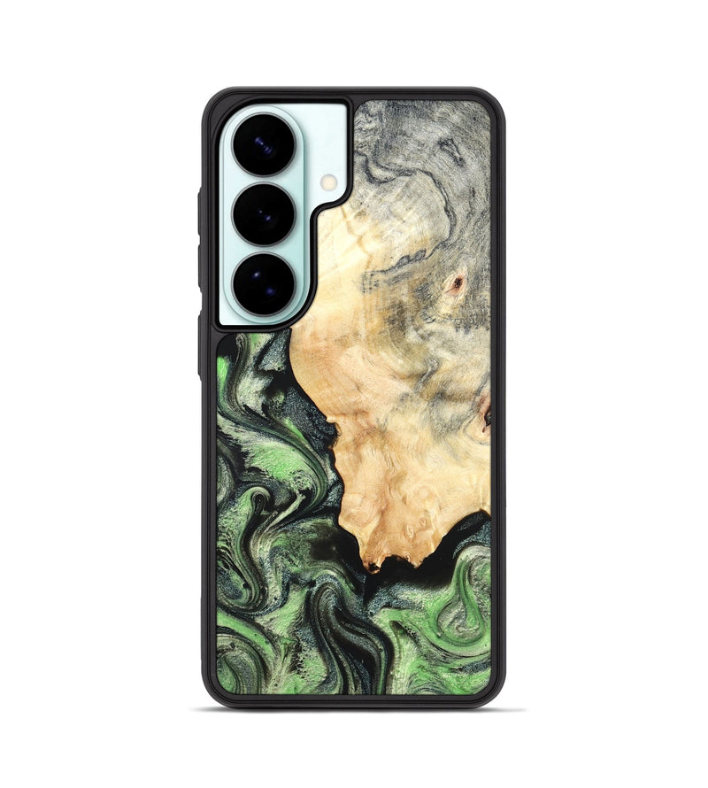 Galaxy S26 Wood Phone Case - Esther (Green, 819268)