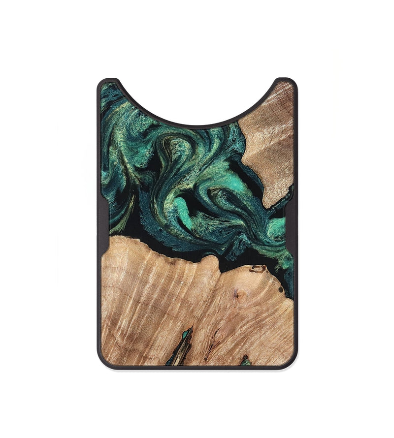 Alloy Wood Wallet - Lizeth (Green, 819269)