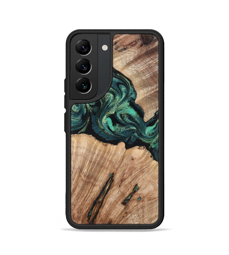 Galaxy S22 Wood Phone Case - Lizeth (Green, 819269)