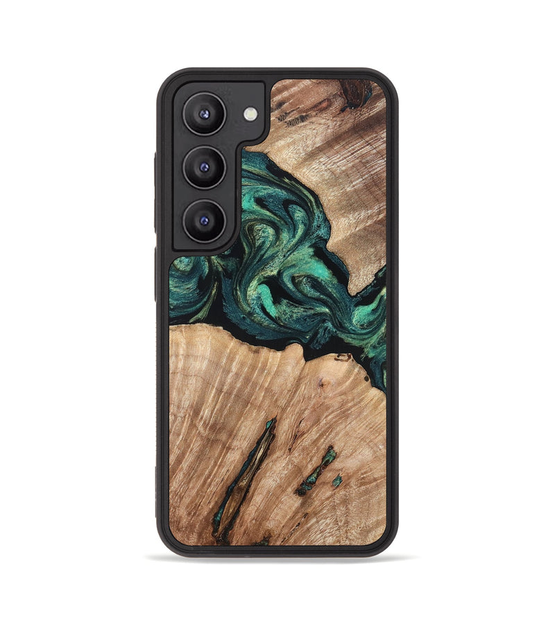Galaxy S23 Wood Phone Case - Lizeth (Green, 819269)