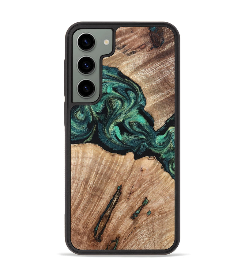 Galaxy S23 Plus Wood Phone Case - Lizeth (Green, 819269)