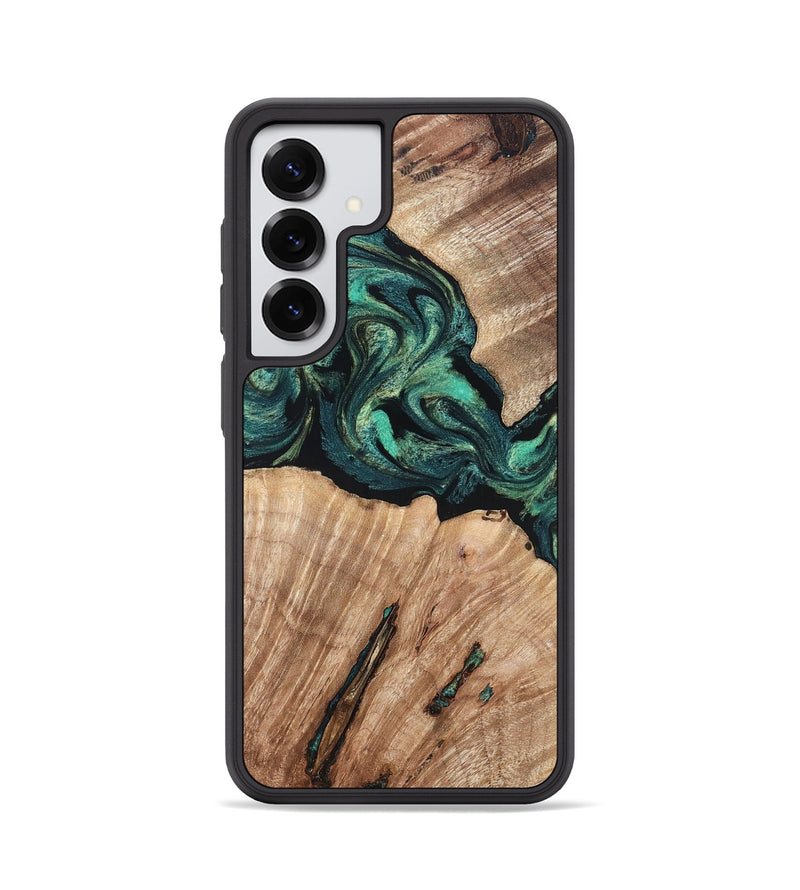Galaxy S25 Wood Phone Case - Lizeth (Green, 819269)