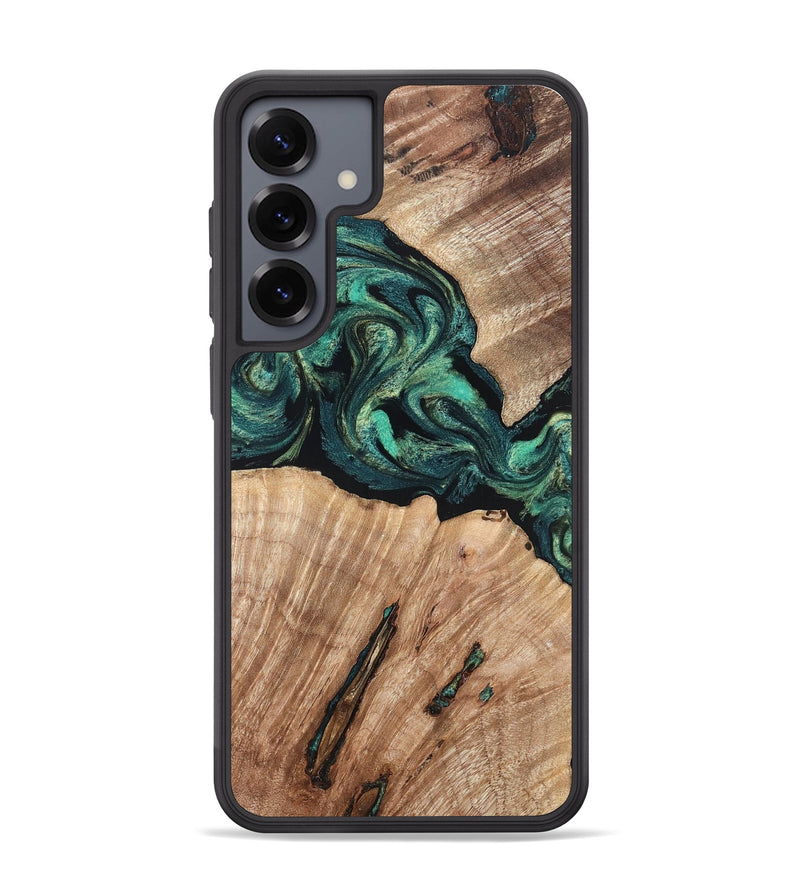 Galaxy S25 Plus Wood Phone Case - Lizeth (Green, 819269)