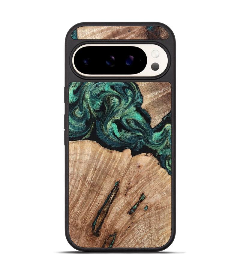 Pixel 9 Pro Wood Phone Case - Lizeth (Green, 819269)