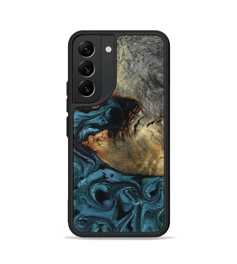 Galaxy S22 Wood Phone Case - Pauline (Green, 819270)