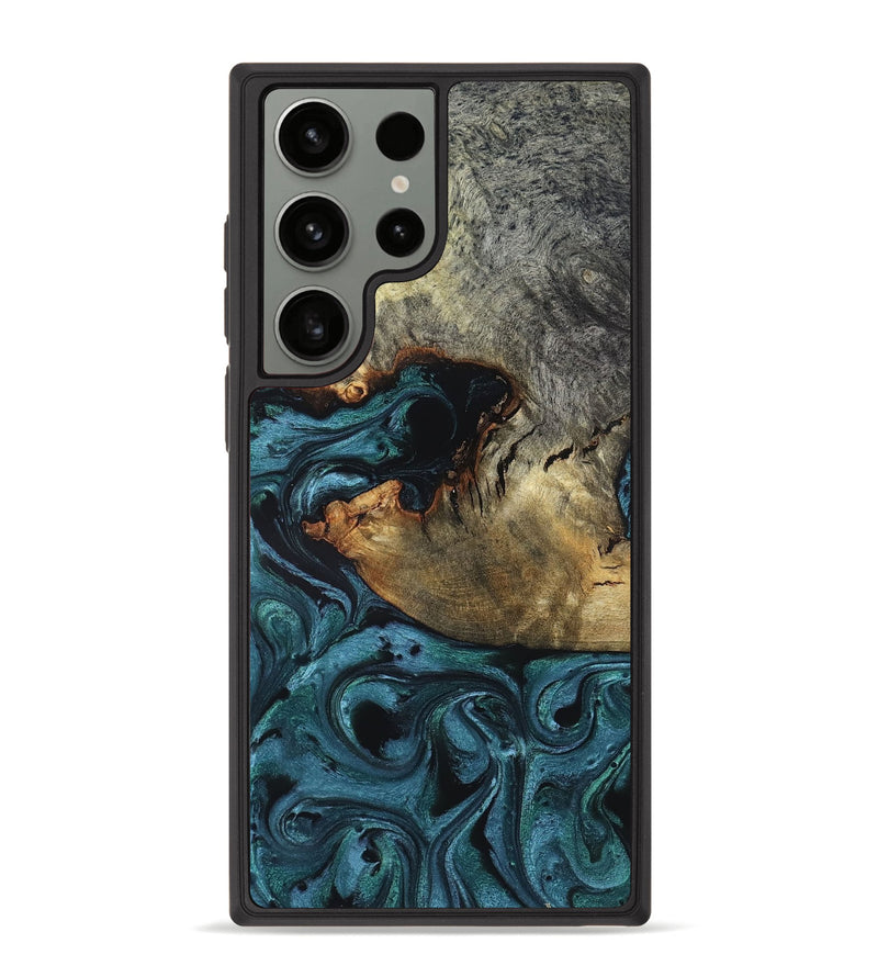 Galaxy S23 Ultra Wood Phone Case - Pauline (Green, 819270)