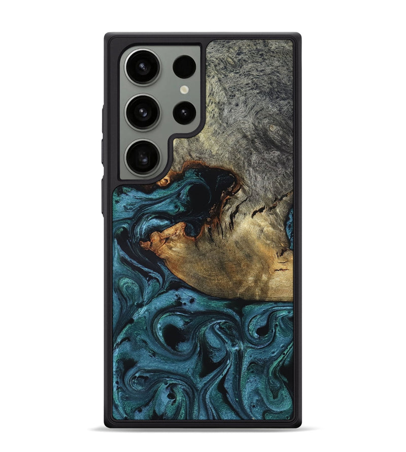 Galaxy S24 Ultra Wood Phone Case - Pauline (Green, 819270)