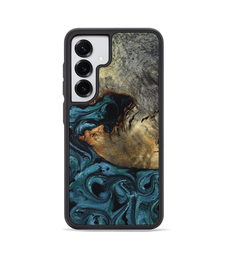 Galaxy S25 Wood Phone Case - Pauline (Green, 819270)