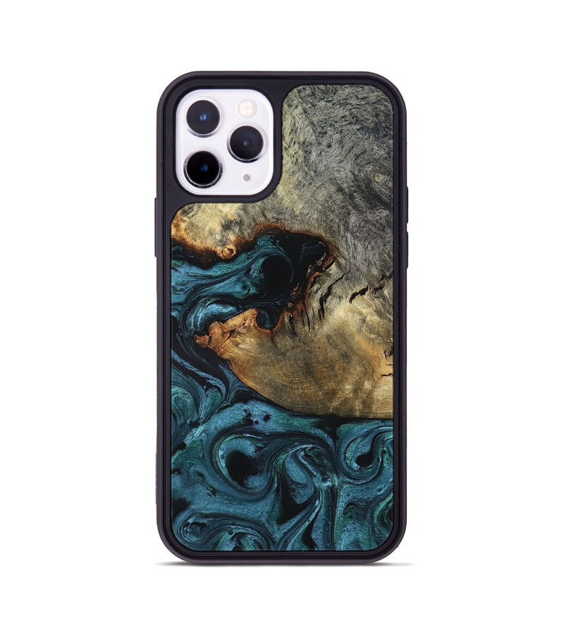 iPhone 11 Pro Wood Phone Case - Pauline (Green, 819270)