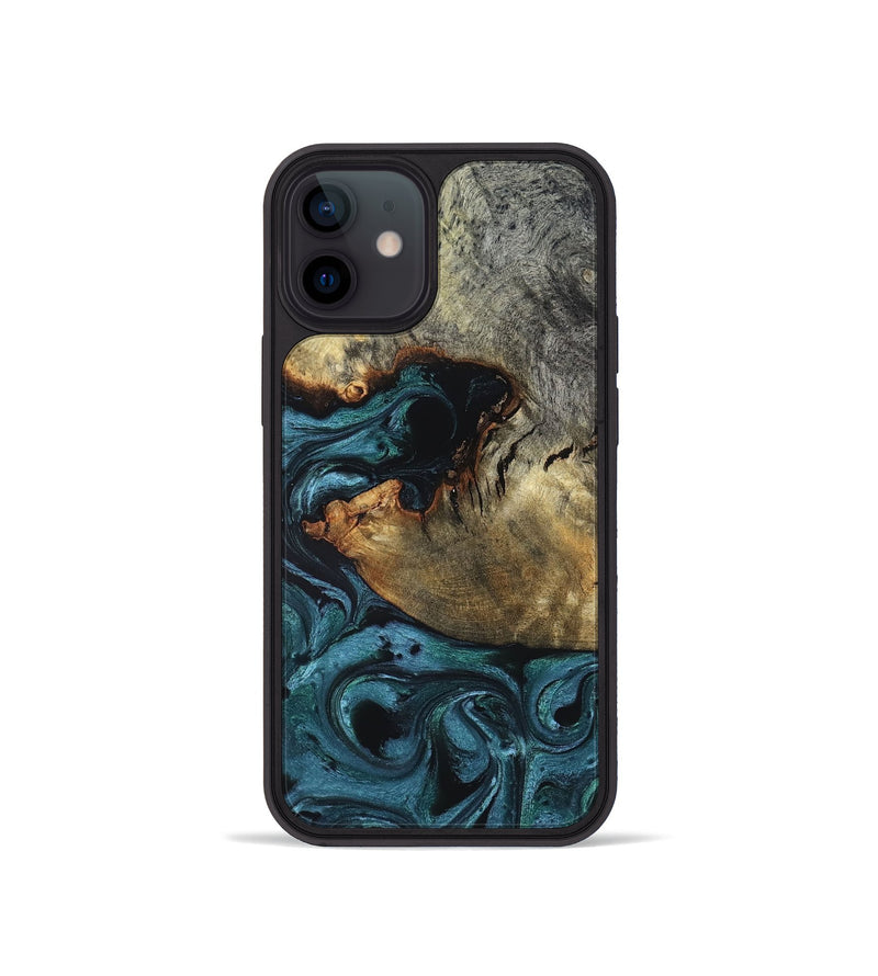 iPhone 12 mini Wood Phone Case - Pauline (Green, 819270)