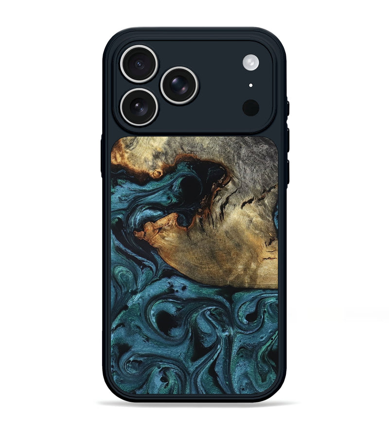 iPhone 17 Pro Max Wood Phone Case - Pauline (Green, 819270)