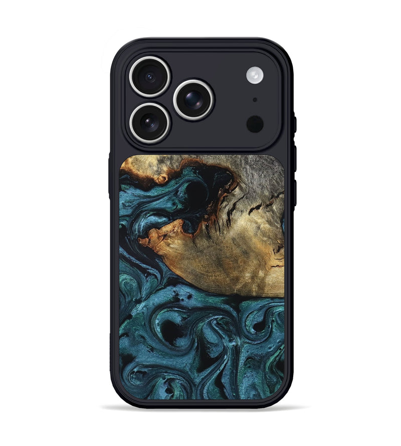 iPhone 17 Pro Wood Phone Case - Pauline (Green, 819270)