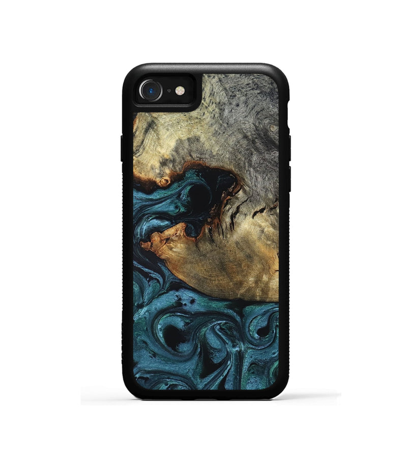 iPhone SE Wood Phone Case - Pauline (Green, 819270)