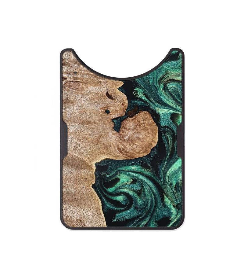 Alloy Wood Wallet - Kaleb (Green, 819271)