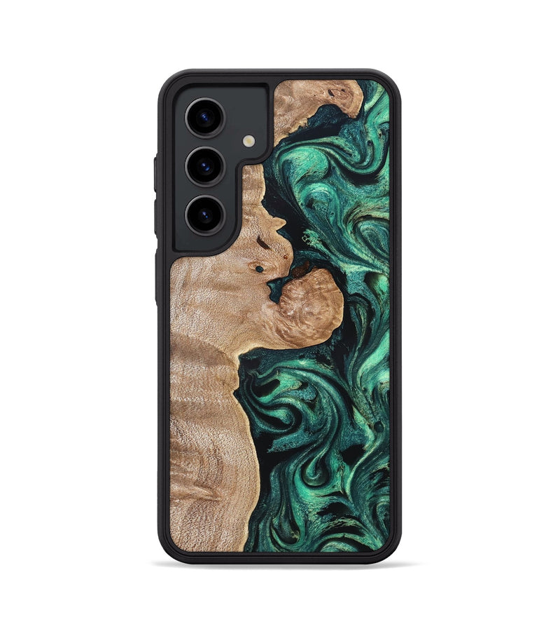 Galaxy S24 Wood Phone Case - Kaleb (Green, 819271)