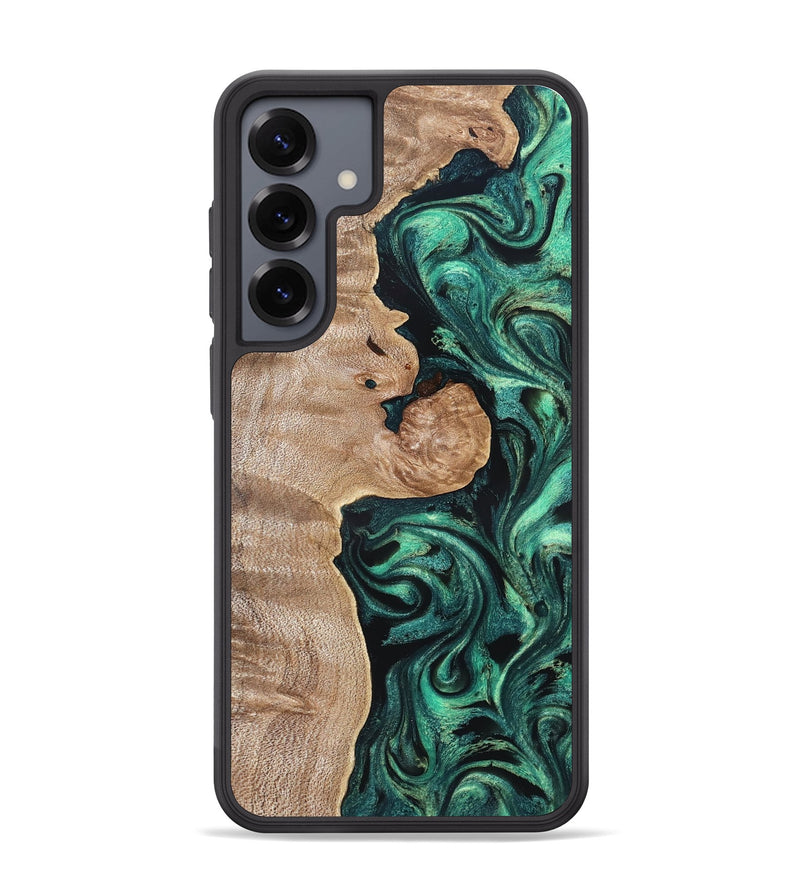 Galaxy S25 Plus Wood Phone Case - Kaleb (Green, 819271)