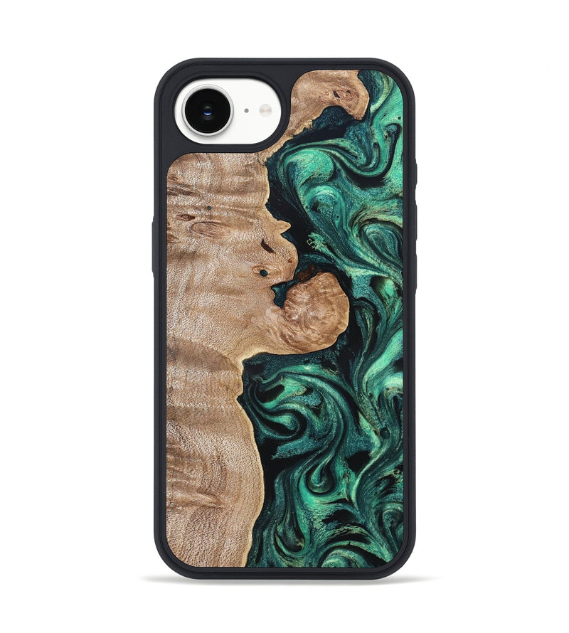 iPhone 17e Wood Phone Case - Kaleb (Green, 819271)