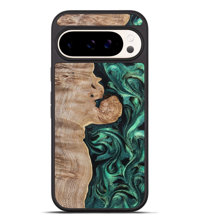 Pixel 9 Pro XL Wood Phone Case - Kaleb (Green, 819271)