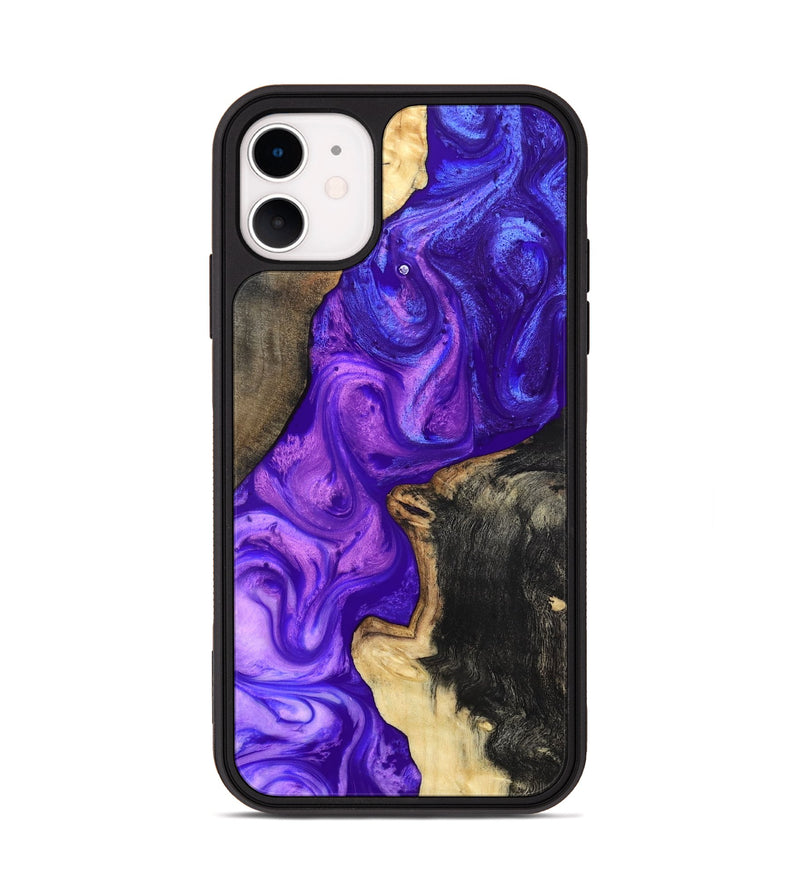 iPhone 11 Wood Phone Case - Gerard (Purple, 819274)
