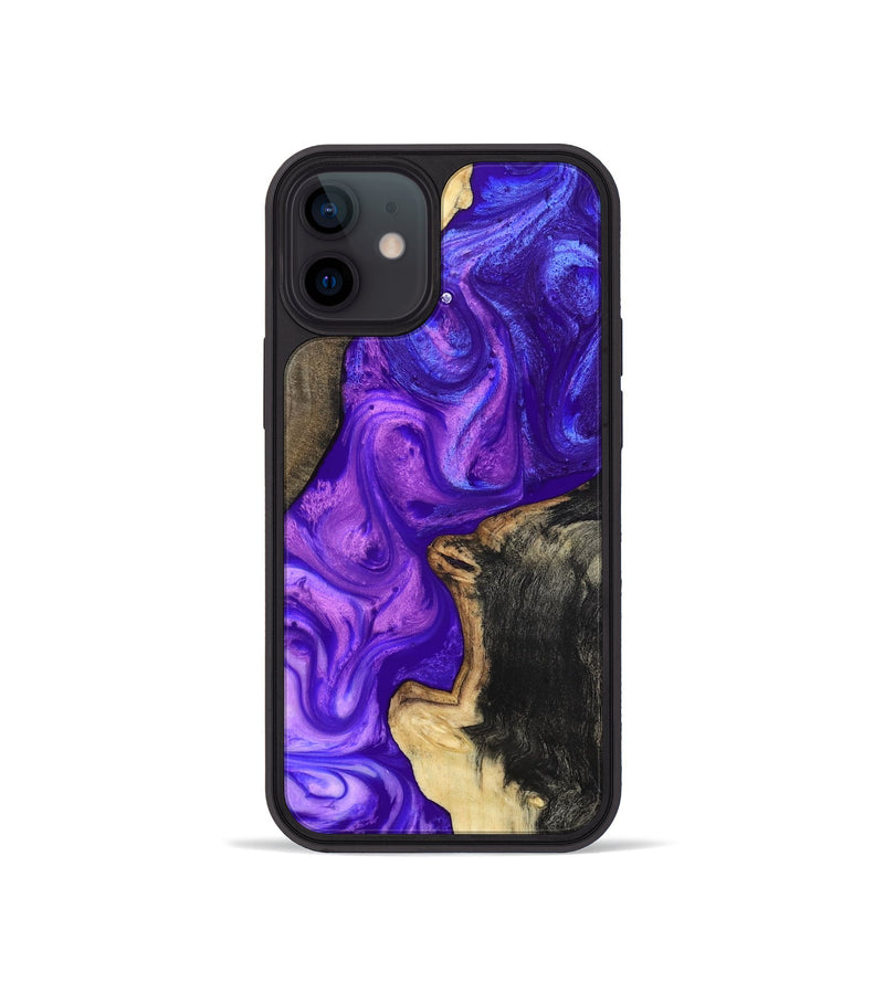 iPhone 12 mini Wood Phone Case - Gerard (Purple, 819274)
