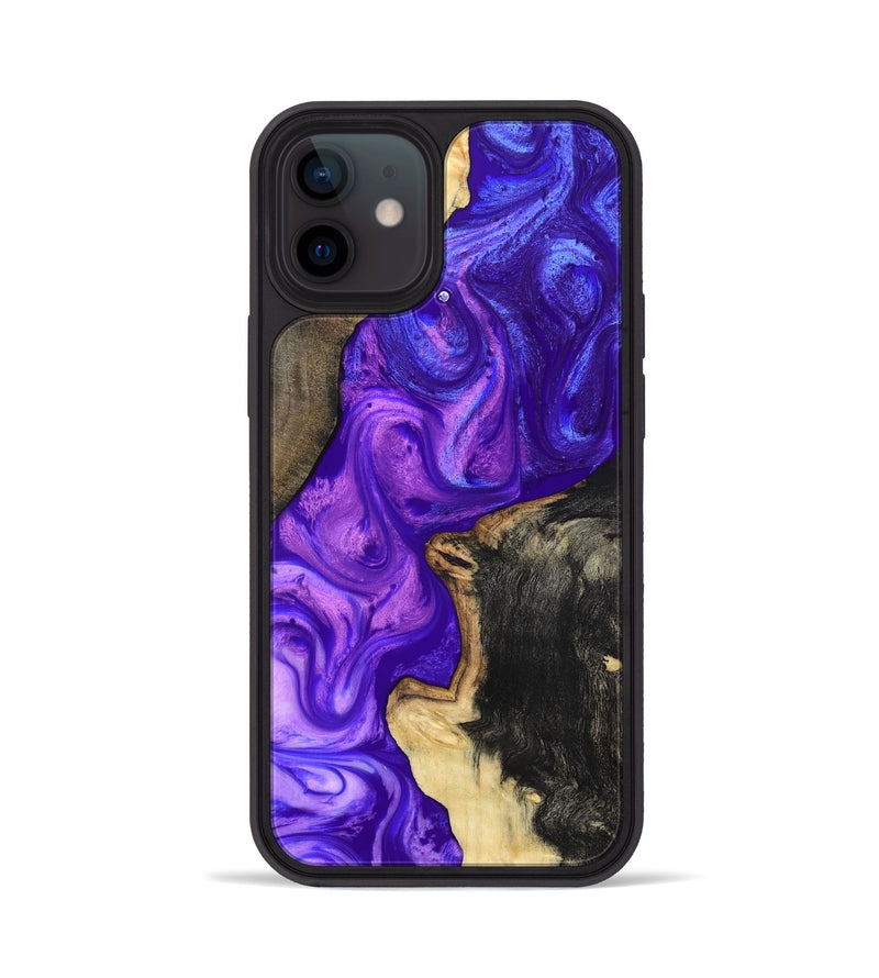 iPhone 12 Wood Phone Case - Gerard (Purple, 819274)