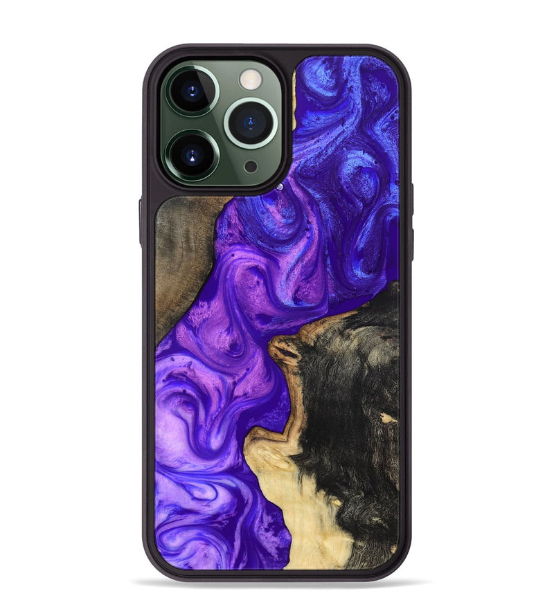 iPhone 13 Pro Max Wood Phone Case - Gerard (Purple, 819274)