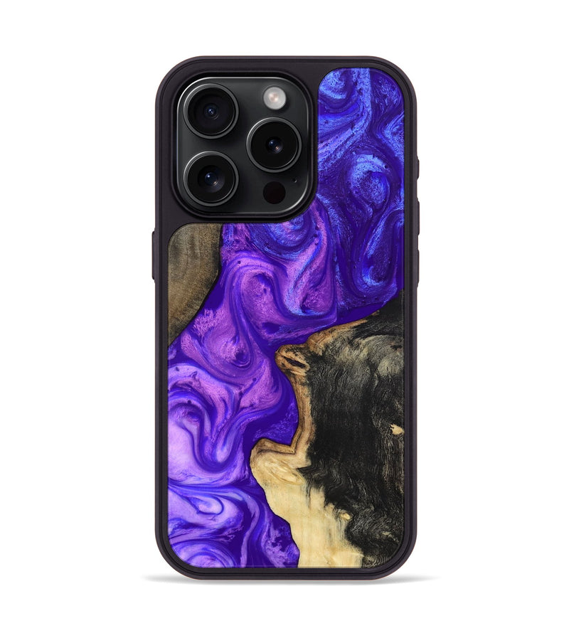 iPhone 15 Pro Wood Phone Case - Gerard (Purple, 819274)