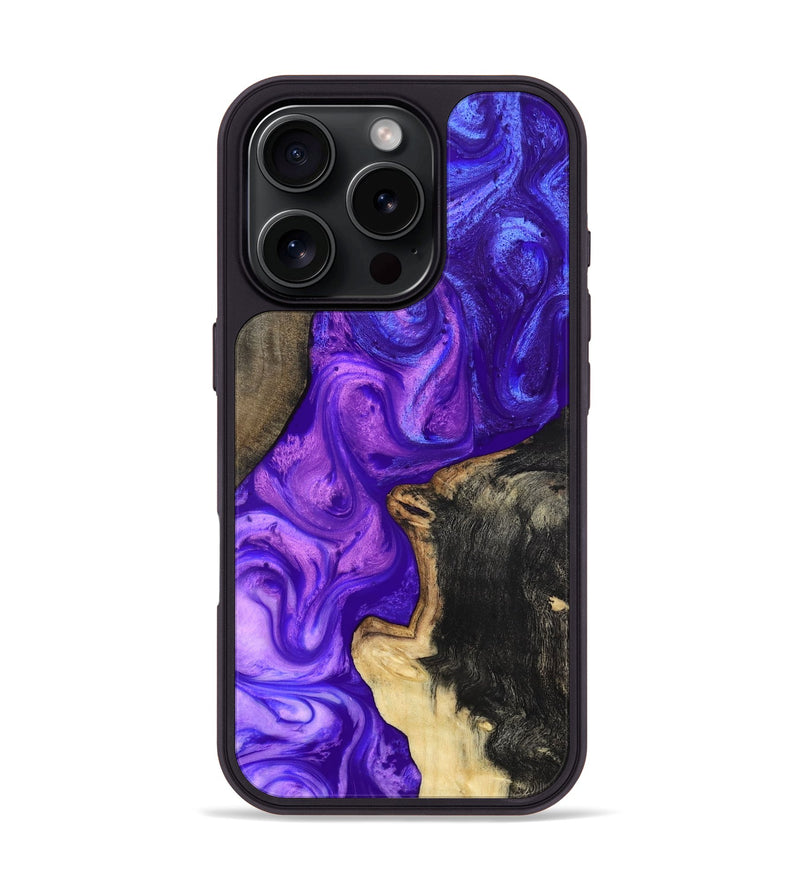 iPhone 16 Pro Wood Phone Case - Gerard (Purple, 819274)