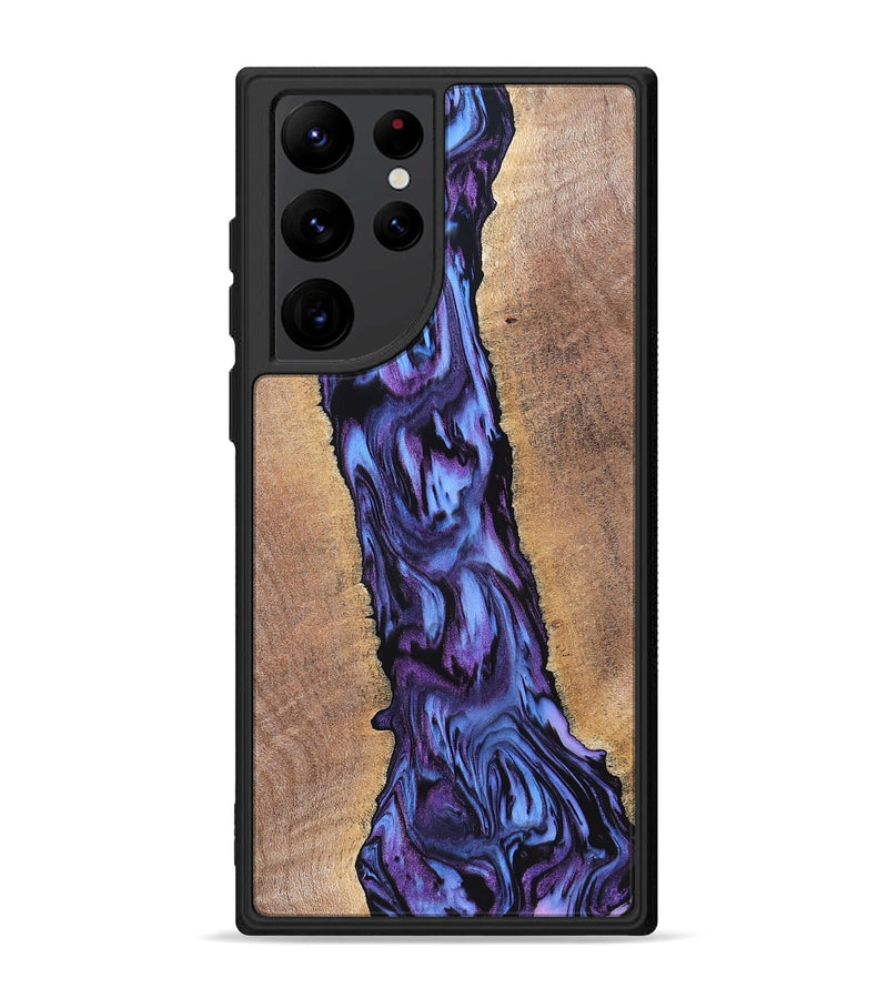 Galaxy S22 Ultra Wood Phone Case - Ami (Purple, 819275)