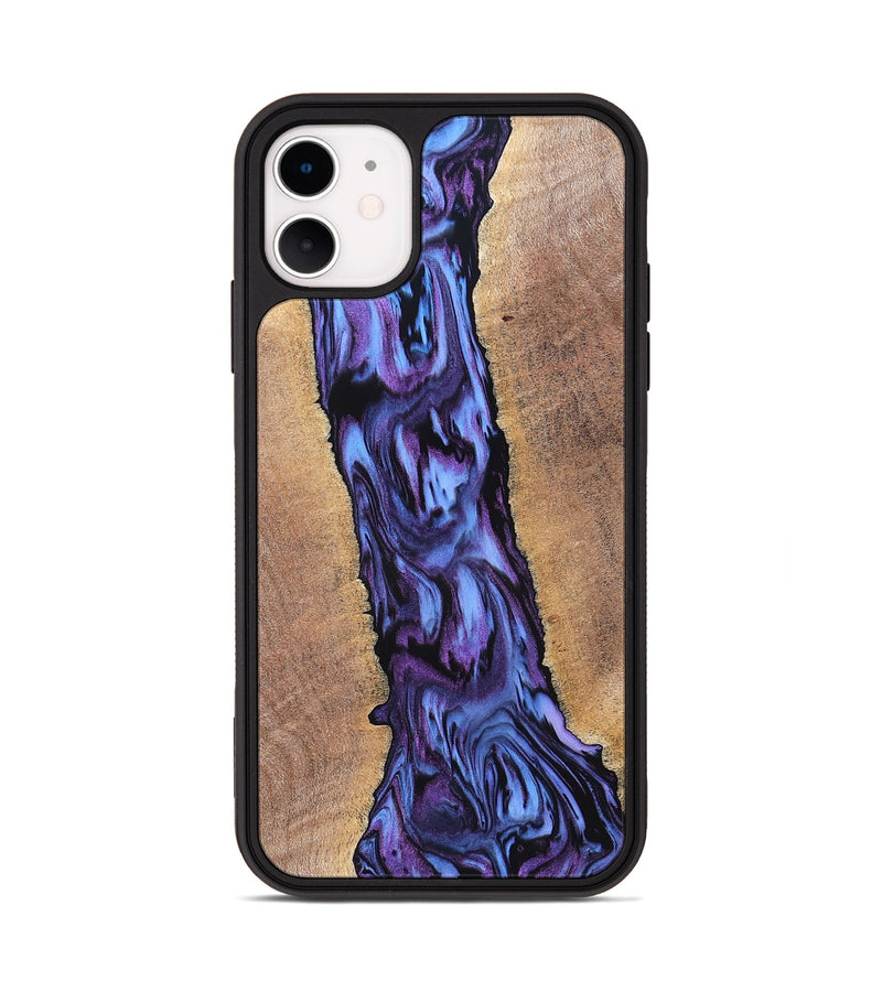 iPhone 11 Wood Phone Case - Ami (Purple, 819275)