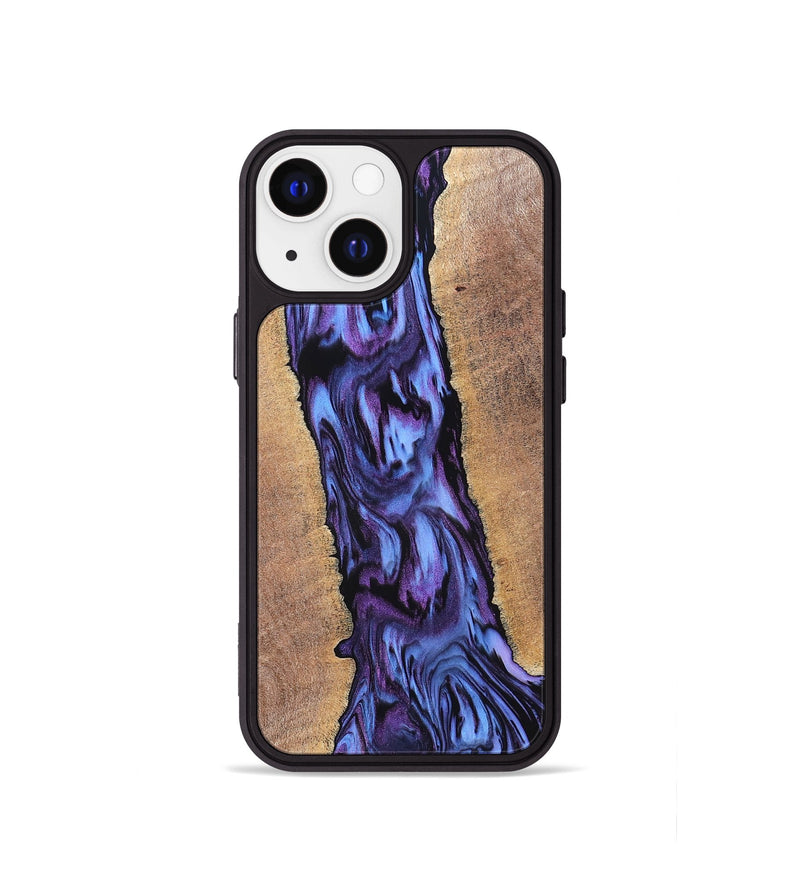 iPhone 13 mini Wood Phone Case - Ami (Purple, 819275)