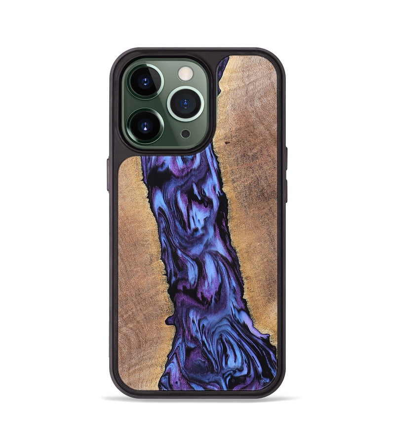 iPhone 13 Pro Wood Phone Case - Ami (Purple, 819275)
