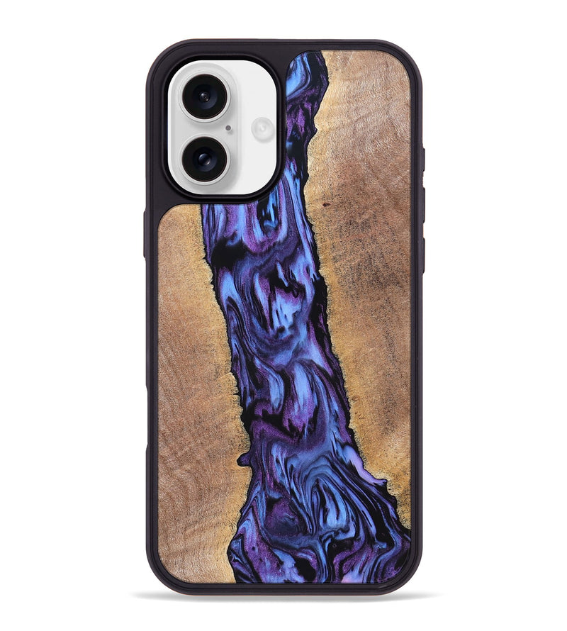 iPhone 16 Plus Wood Phone Case - Ami (Purple, 819275)