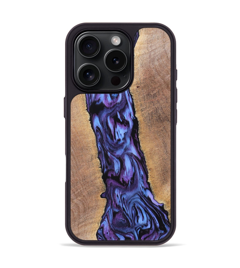 iPhone 16 Pro Wood Phone Case - Ami (Purple, 819275)