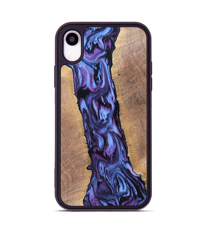 iPhone Xr Wood Phone Case - Ami (Purple, 819275)
